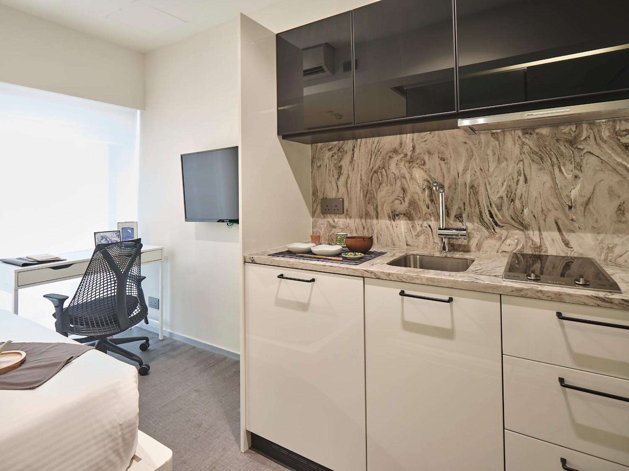 V Causeway Bay Aparthotel Hongkong Buitenkant foto