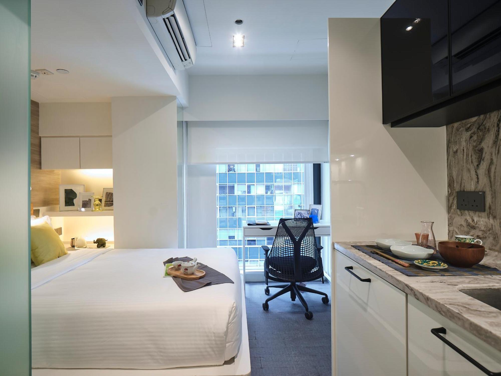 V Causeway Bay Aparthotel Hongkong Buitenkant foto