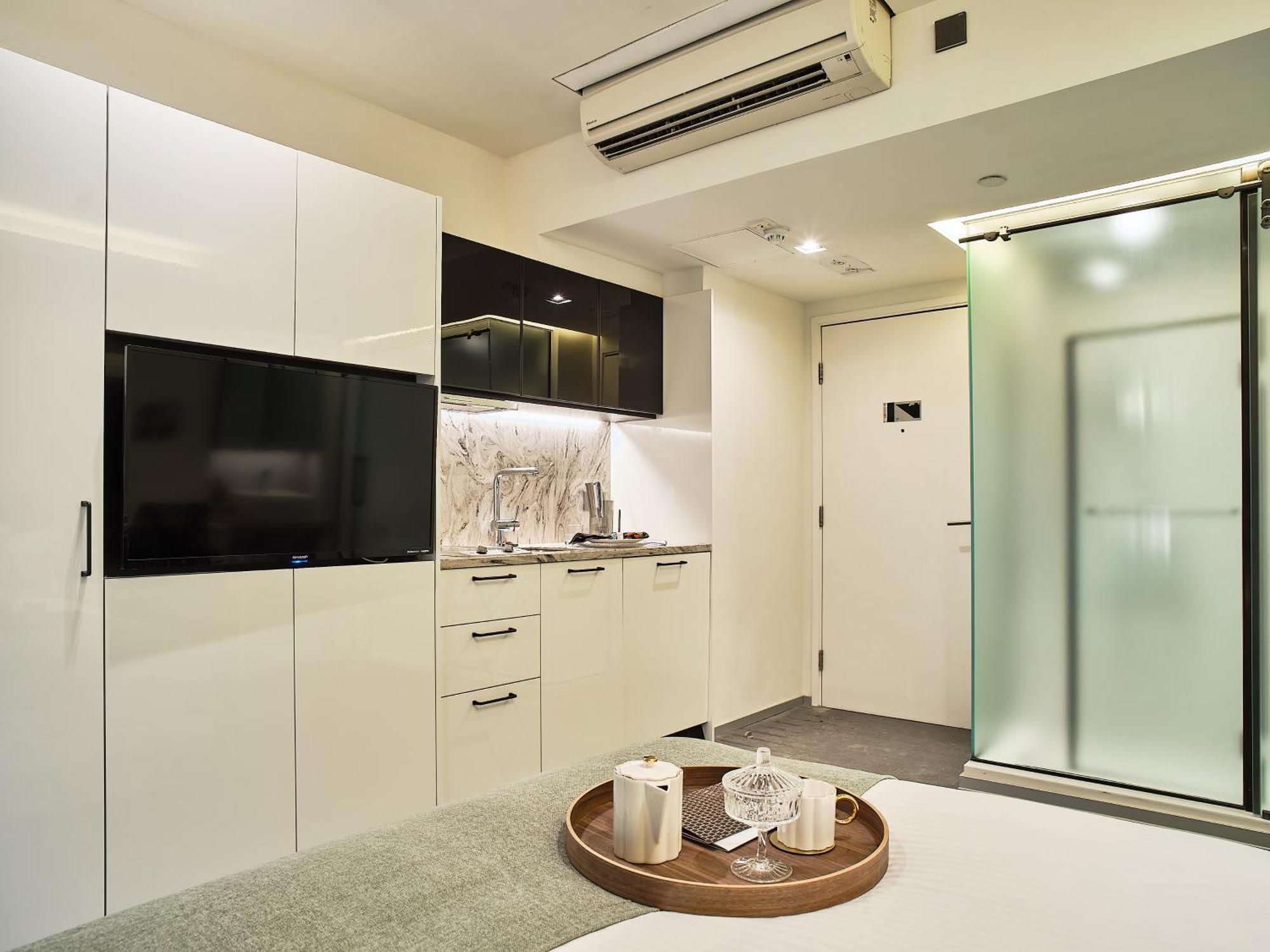 V Causeway Bay Aparthotel Hongkong Buitenkant foto