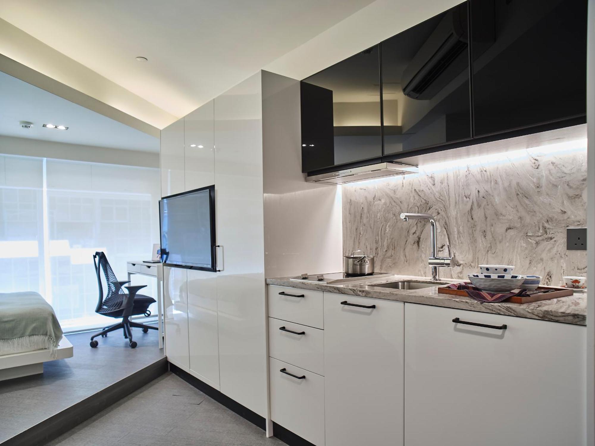 V Causeway Bay Aparthotel Hongkong Buitenkant foto